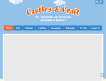 Tablet Screenshot of castlesandcraft.co.uk